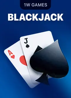 Blackjack con crupier en la parrilla de 1win